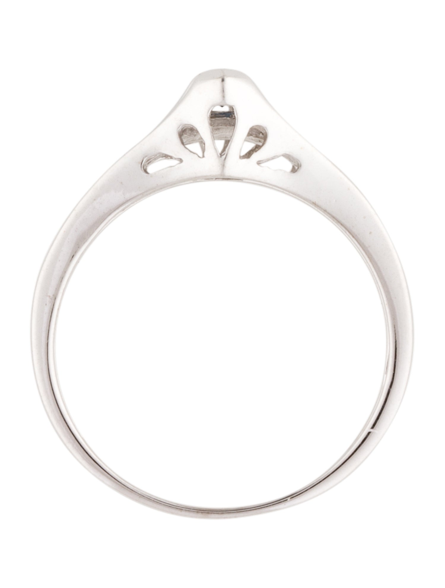 Ring 10K Sapphire & Diamond Cocktail Ring