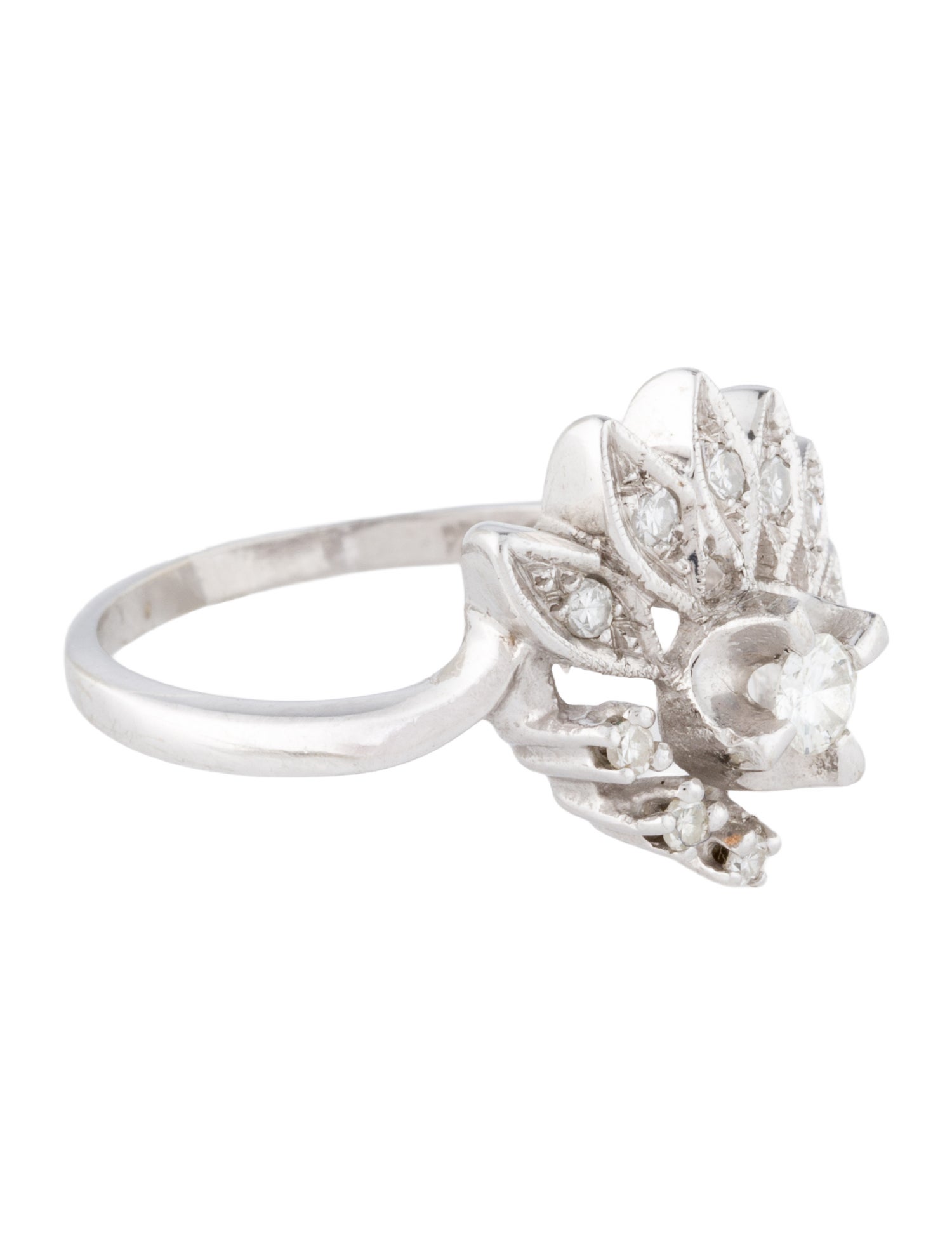 Ring 14K Diamond Cocktail ring