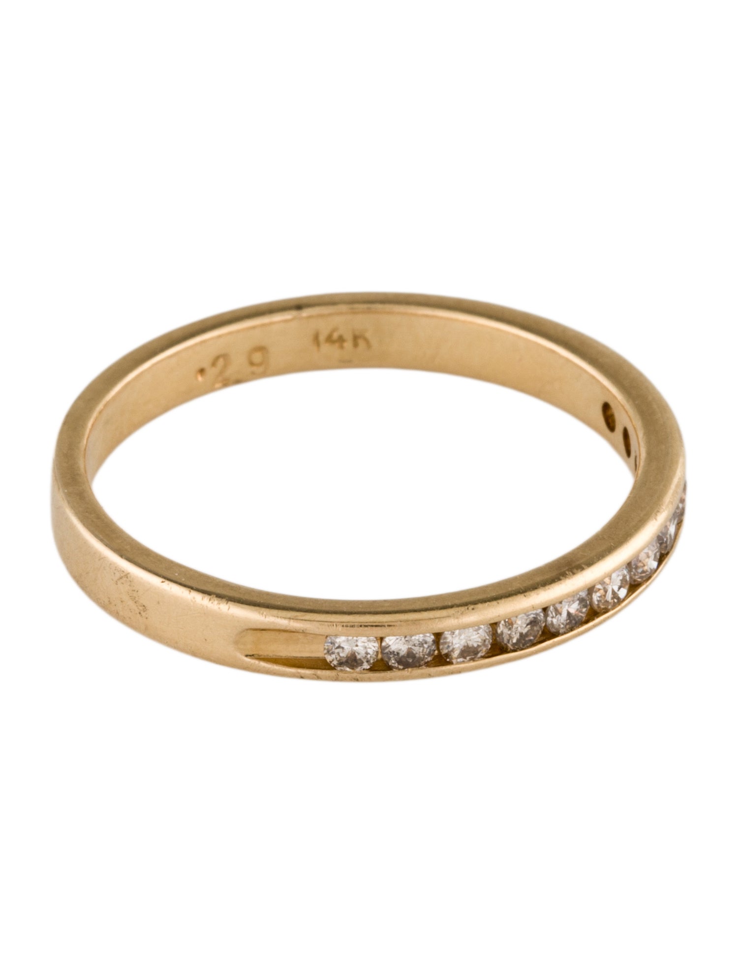 Ring 14K Diamond Wedding Band