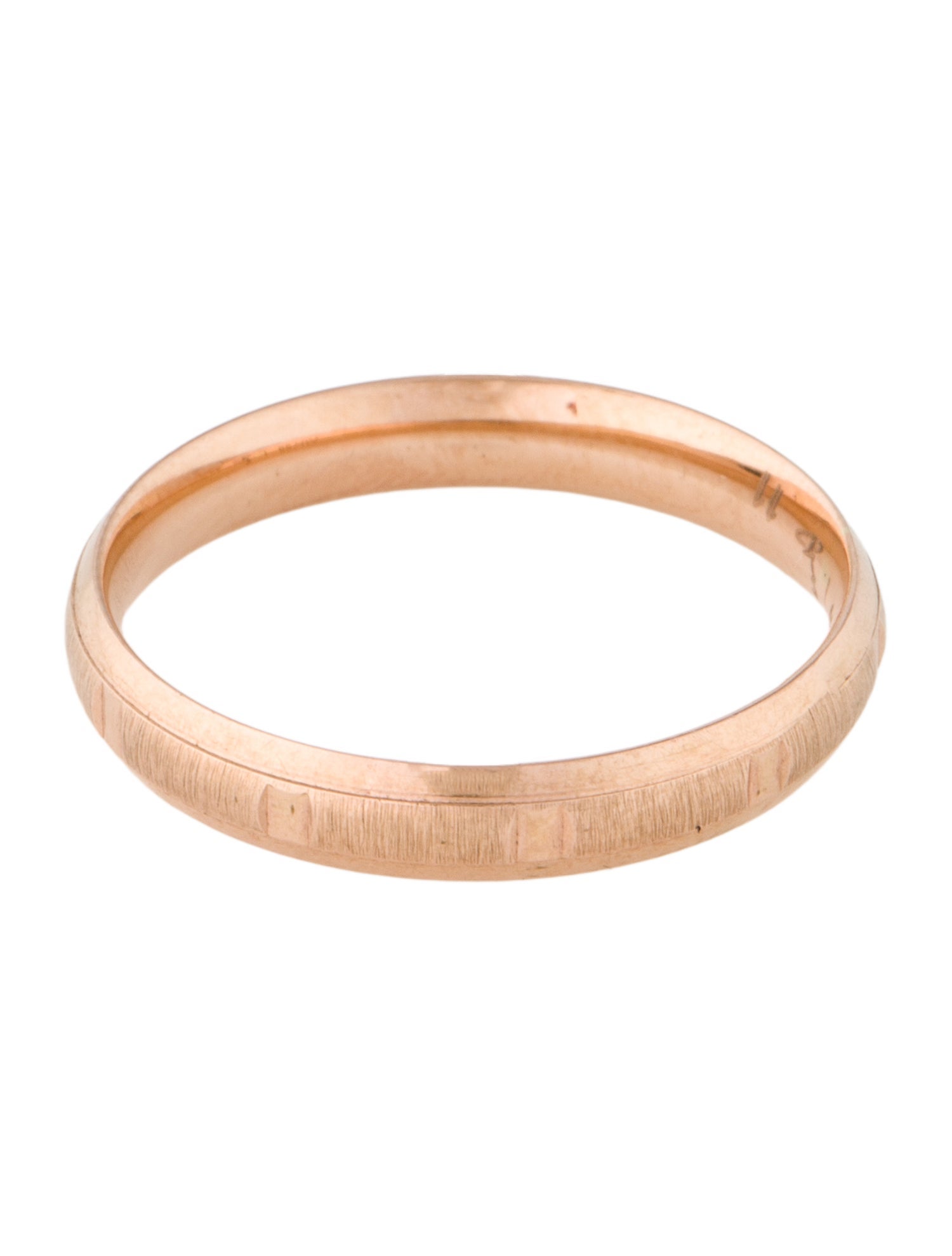 Ring 18K Textured Band