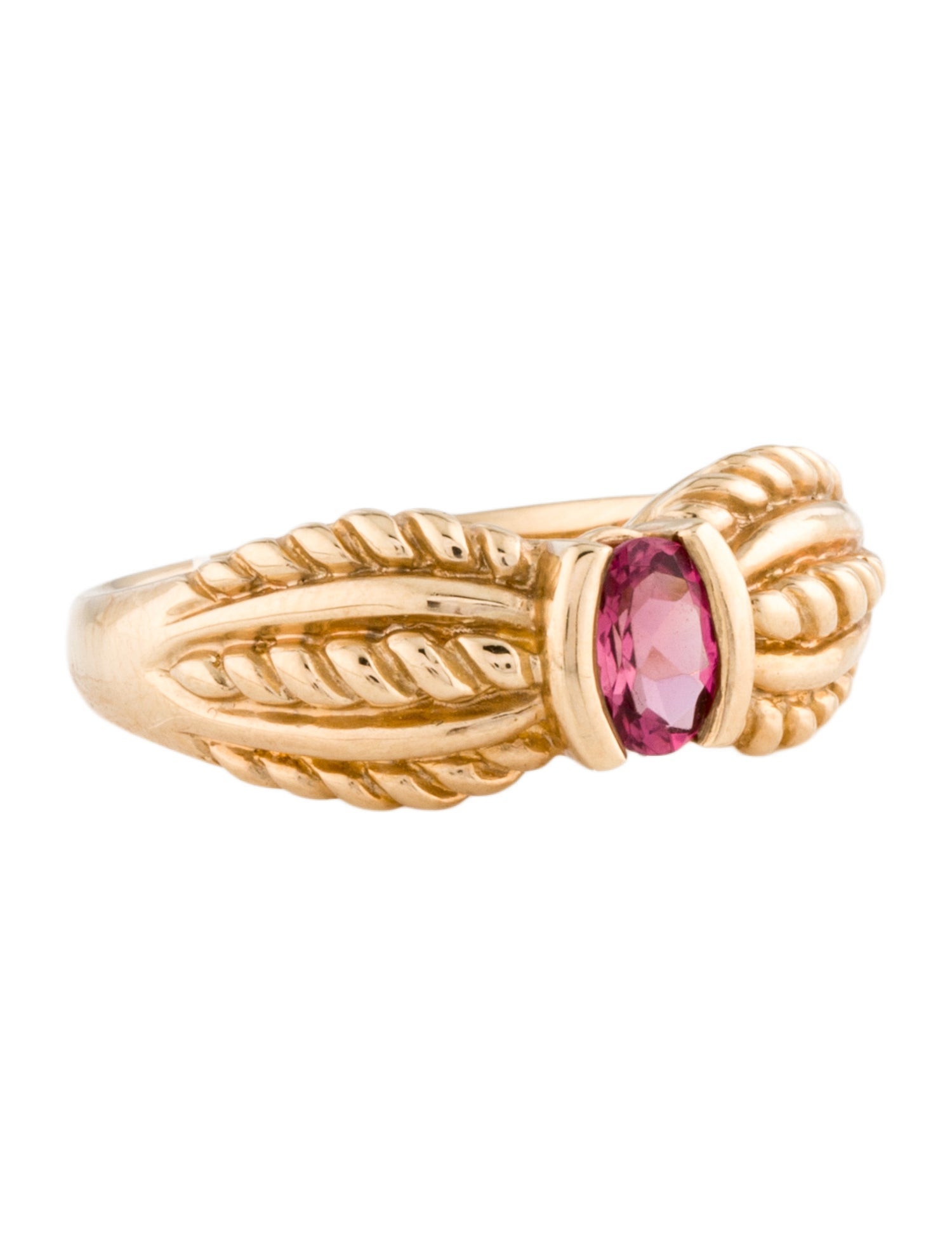 Ring 10K Tourmaline Cocktail Ring
