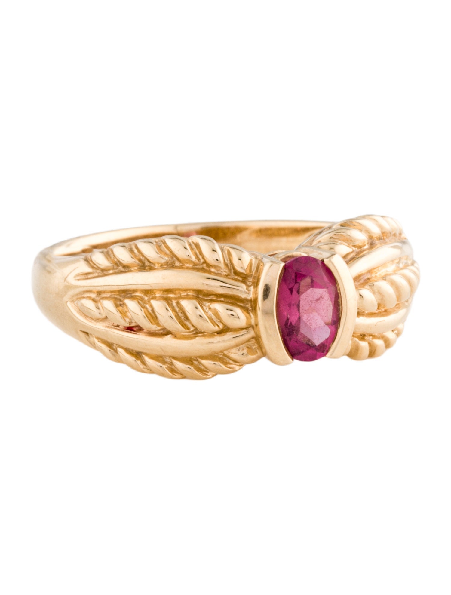 Ring 10K Tourmaline Cocktail Ring
