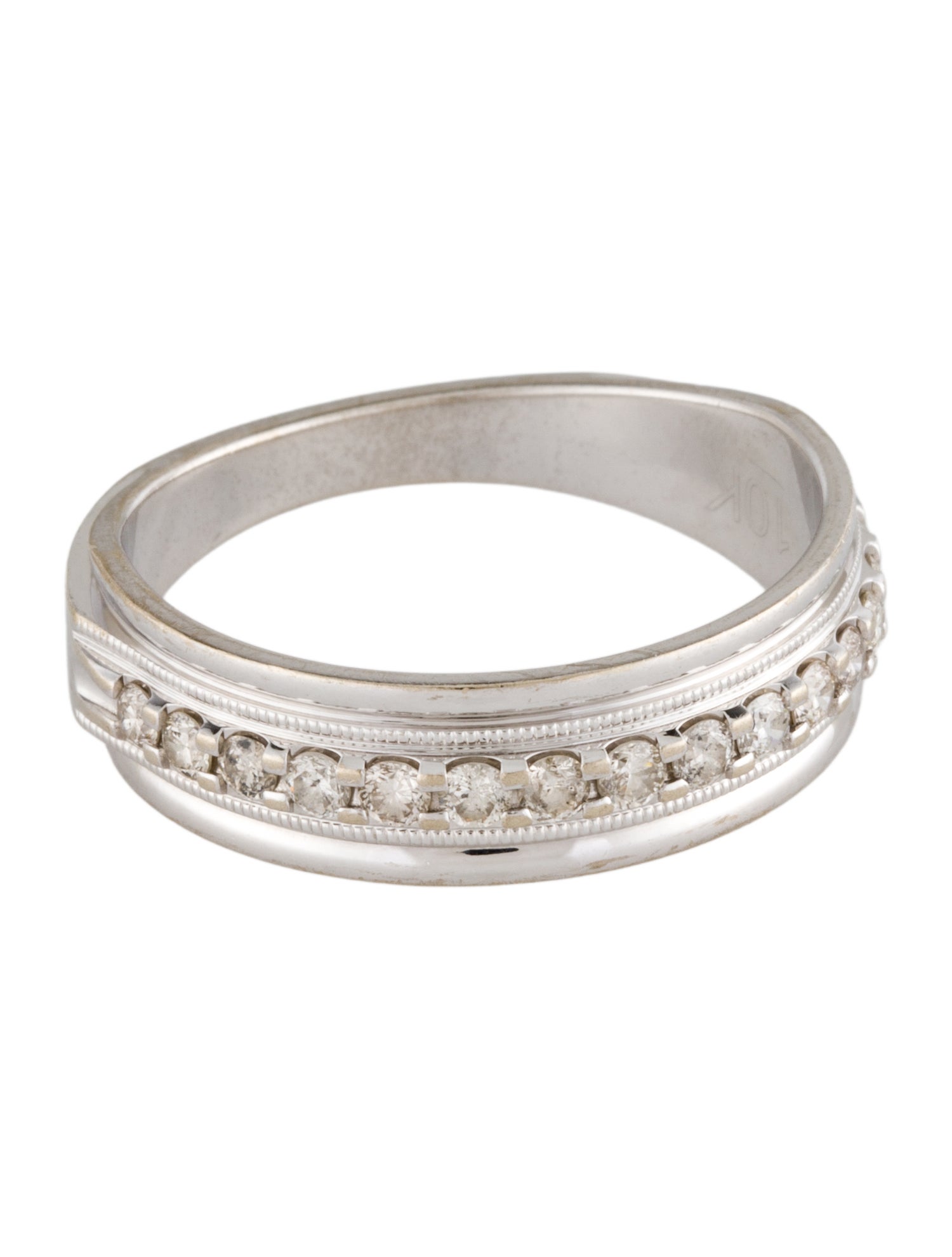 Ring 10K Diamond Wedding Band