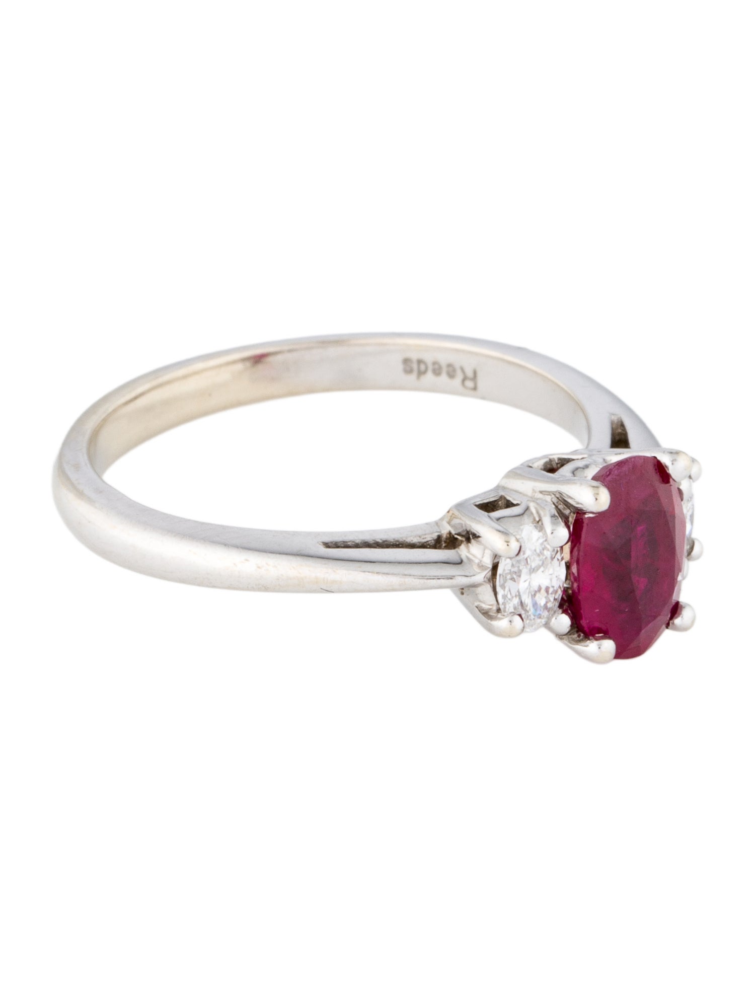 Ring 18K Ruby & Diamond Cocktail Ring