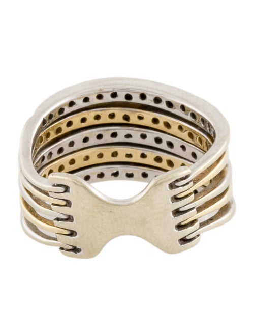 Ring 14K Diamond Five-Row Band