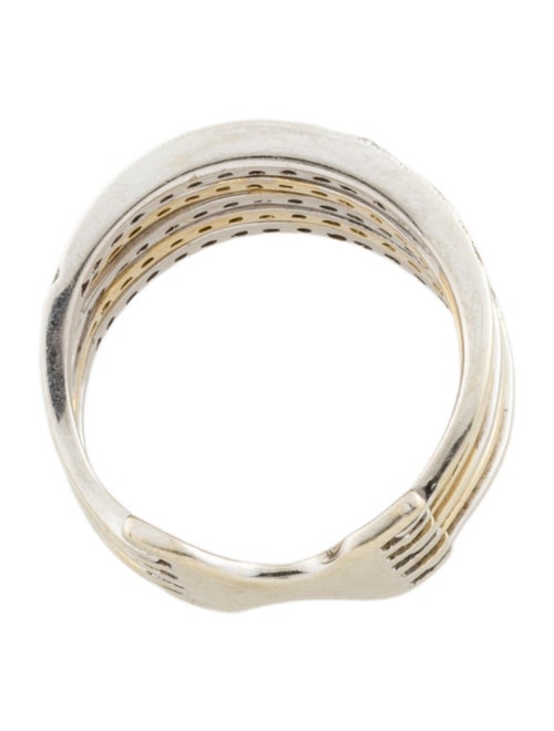 Ring 14K Diamond Five-Row Band
