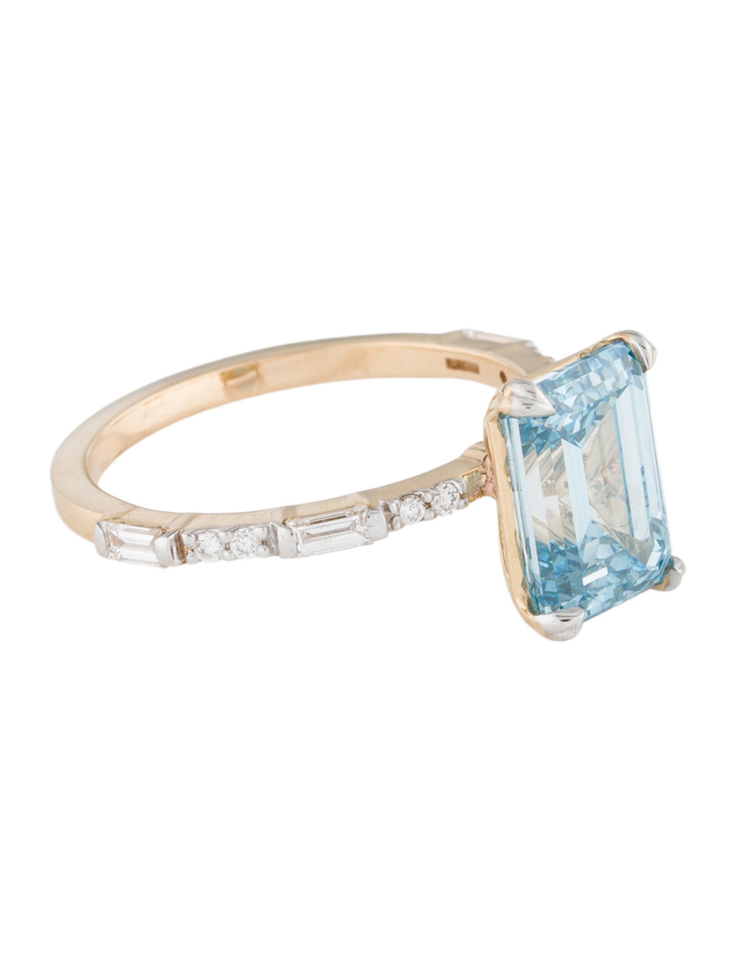 Ring 14K 3.09ct Lab-Grown Diamond Cocktail Ring