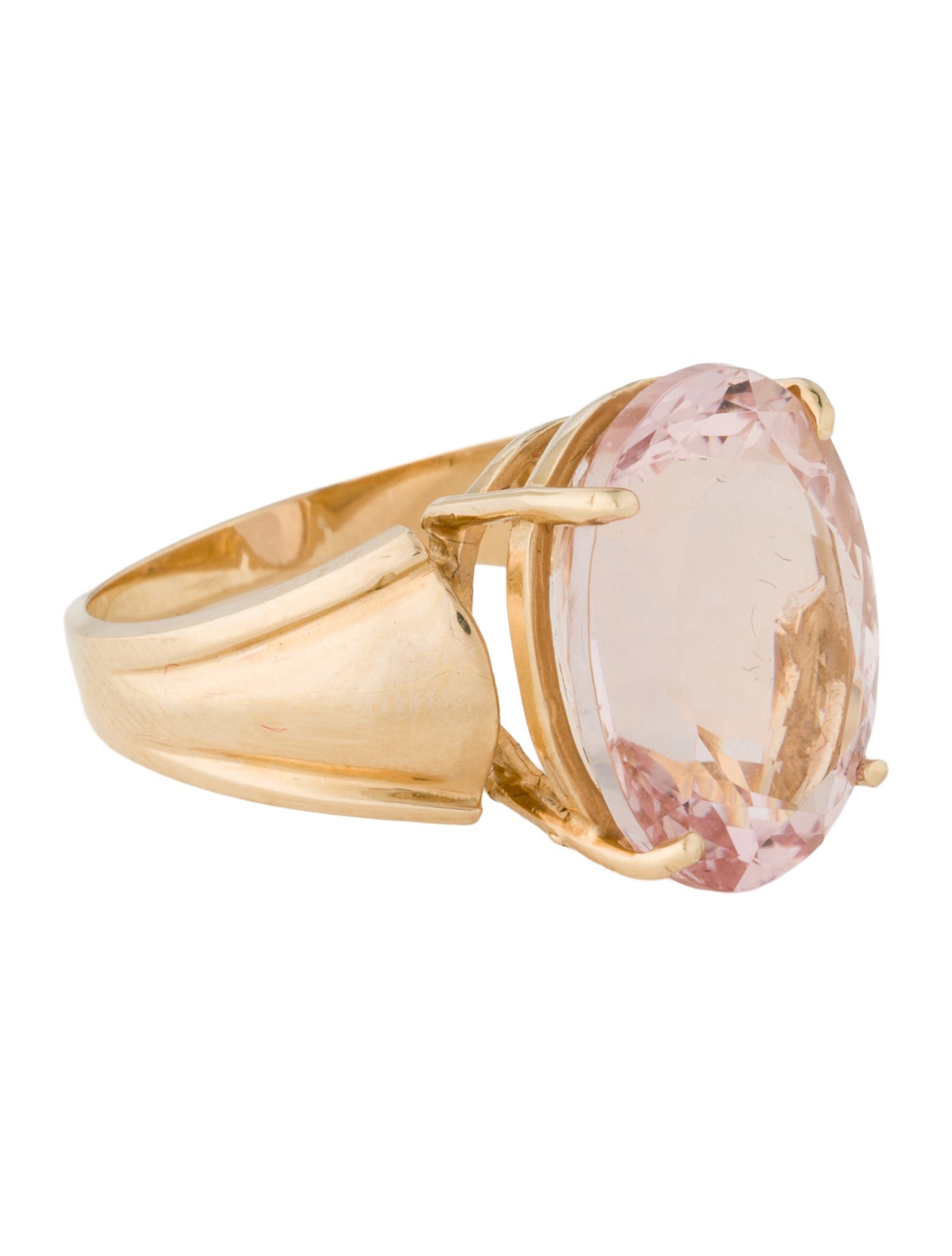 Ring 14K 8.78ctw Morganite Cocktail Ring
