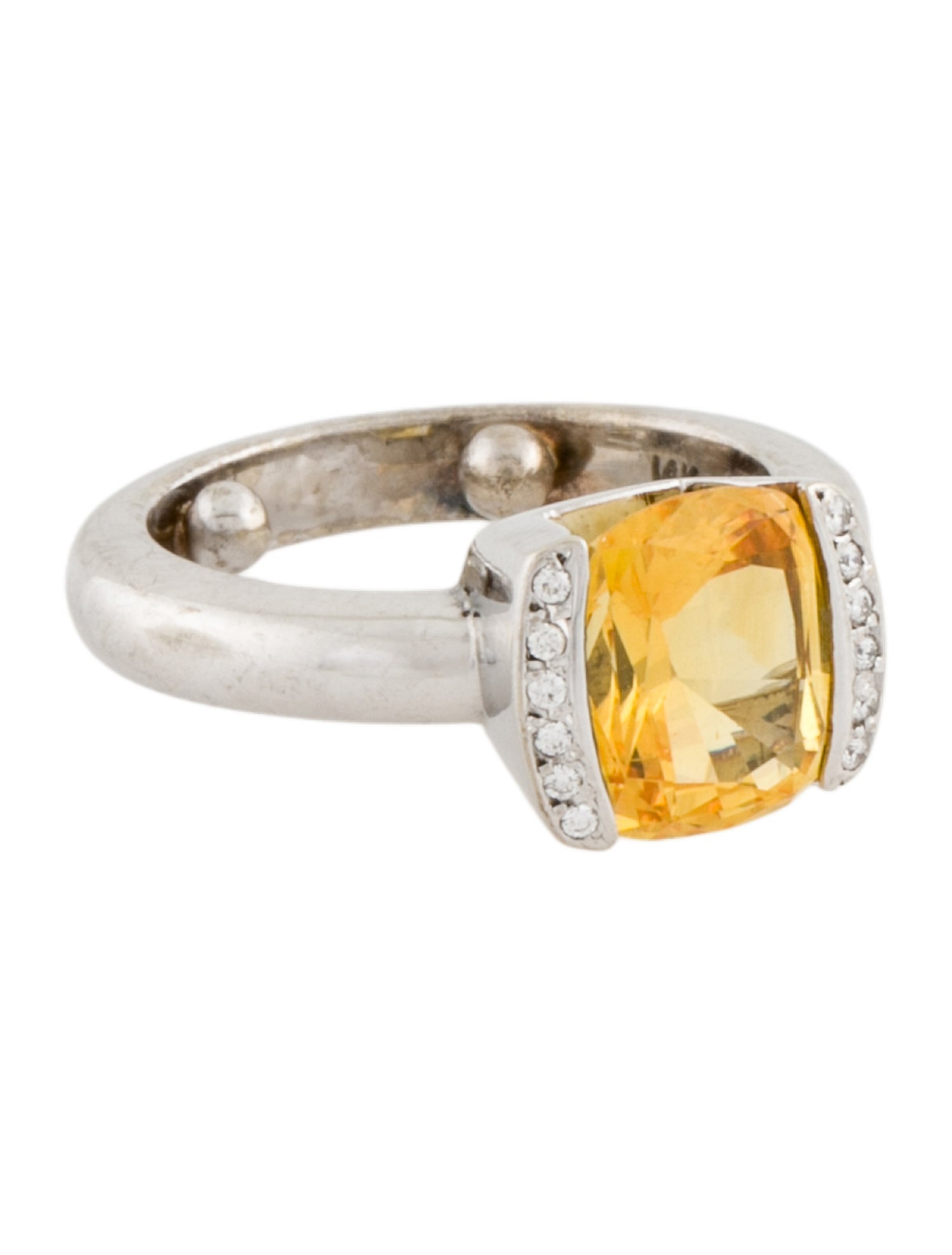 Ring 14K 2.76ct Sapphire & Diamond Cocktail