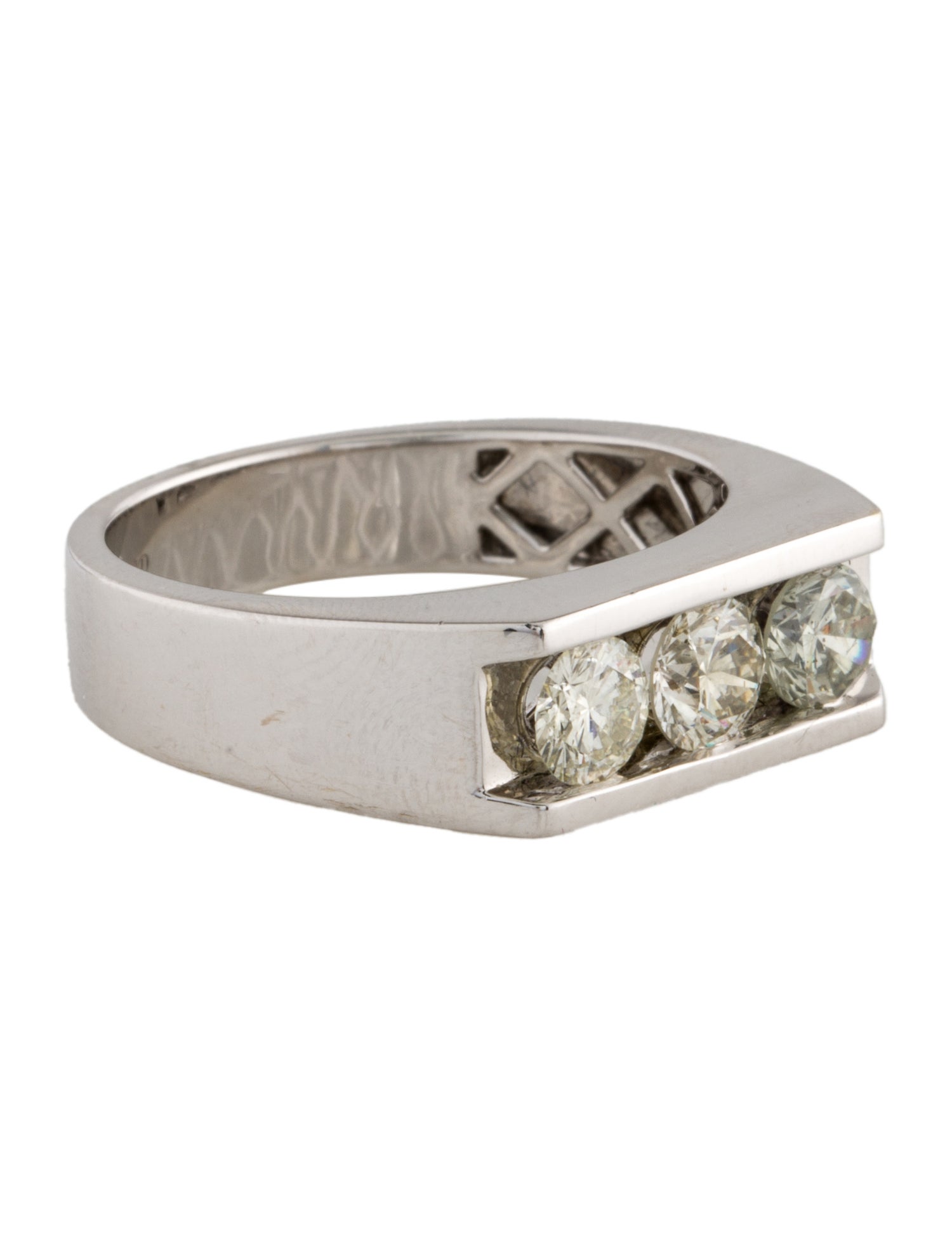Ring 14K 1.50ctw Diamond Signet Ring