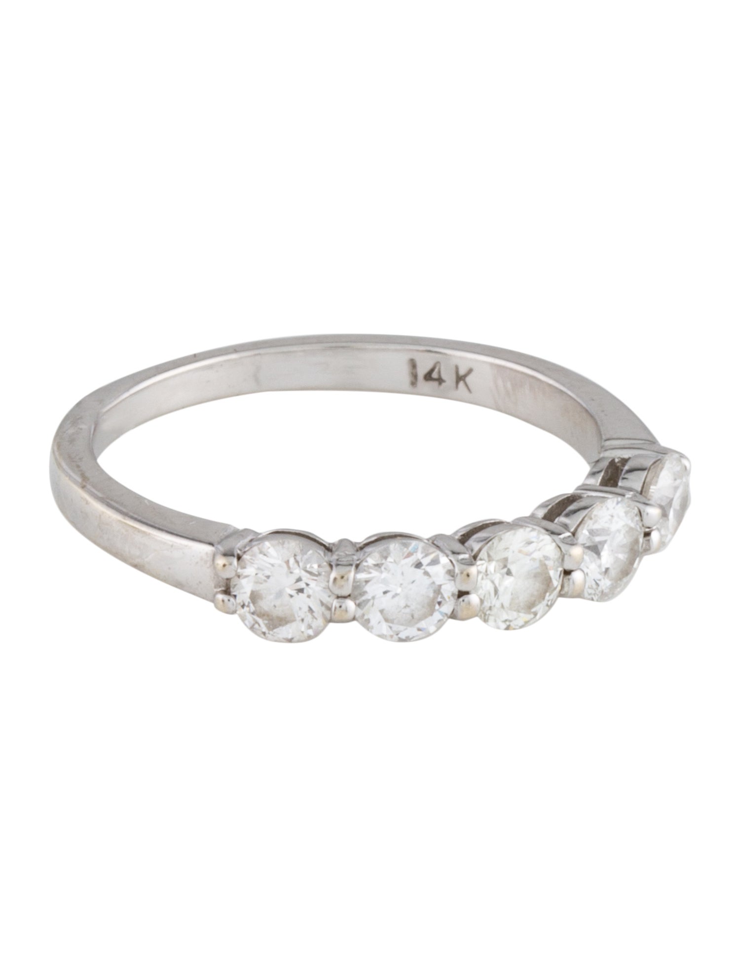 Ring 14K Diamond Half Eternity Band
