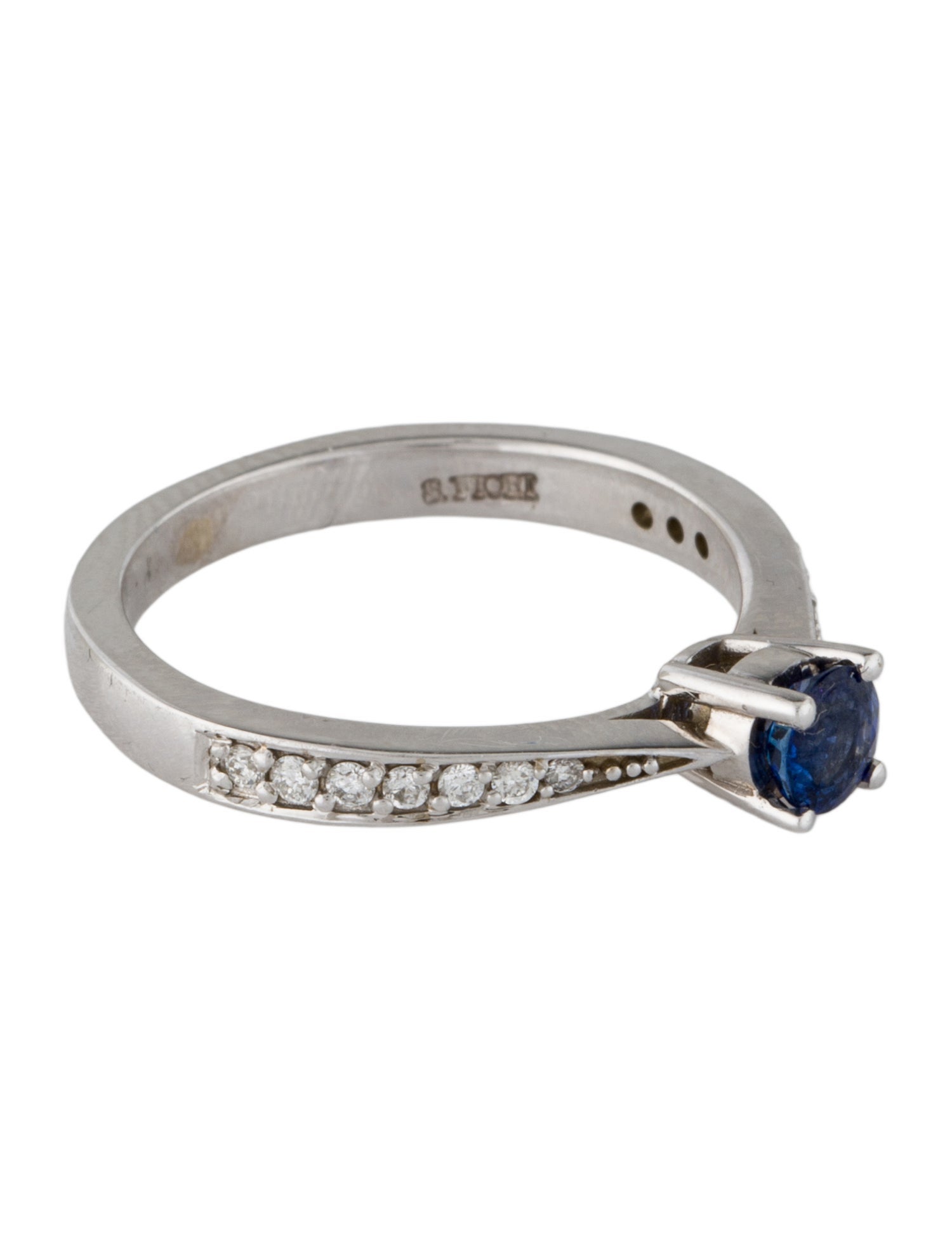 Ring Sophia Fiori 14K Sapphire & Diamond Cocktail Ring