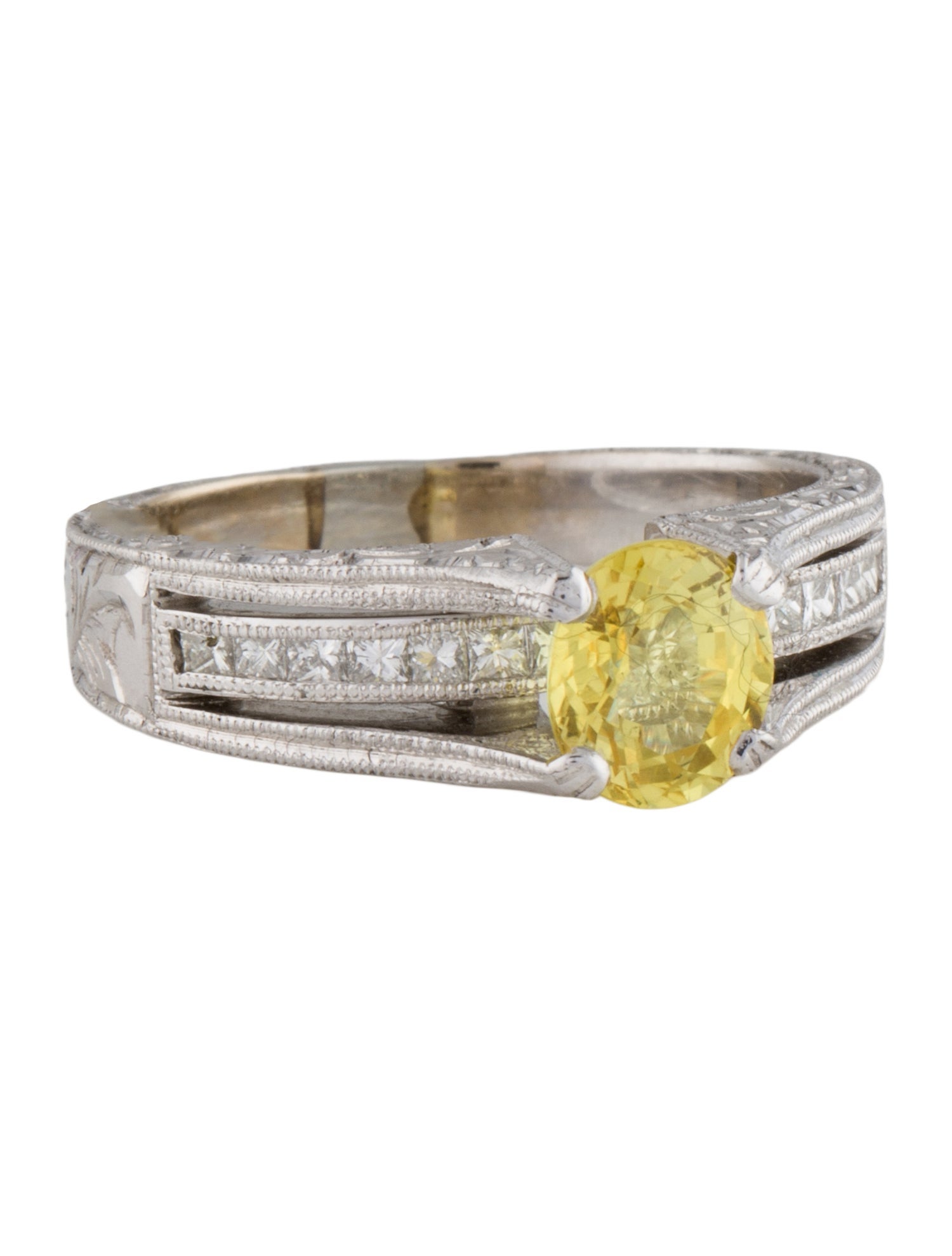 Ring 18K 1.45ct Sapphire & Diamond Cocktail Ring