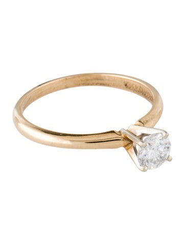 Ring Cocktail 14K Diamond Engagement 6.75