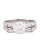 Ring Platinum 1.46ctw Diamond Engagement Ring Set