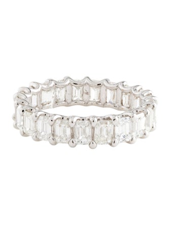 Ring 18K 3.92ctw Diamond Eternity Band
