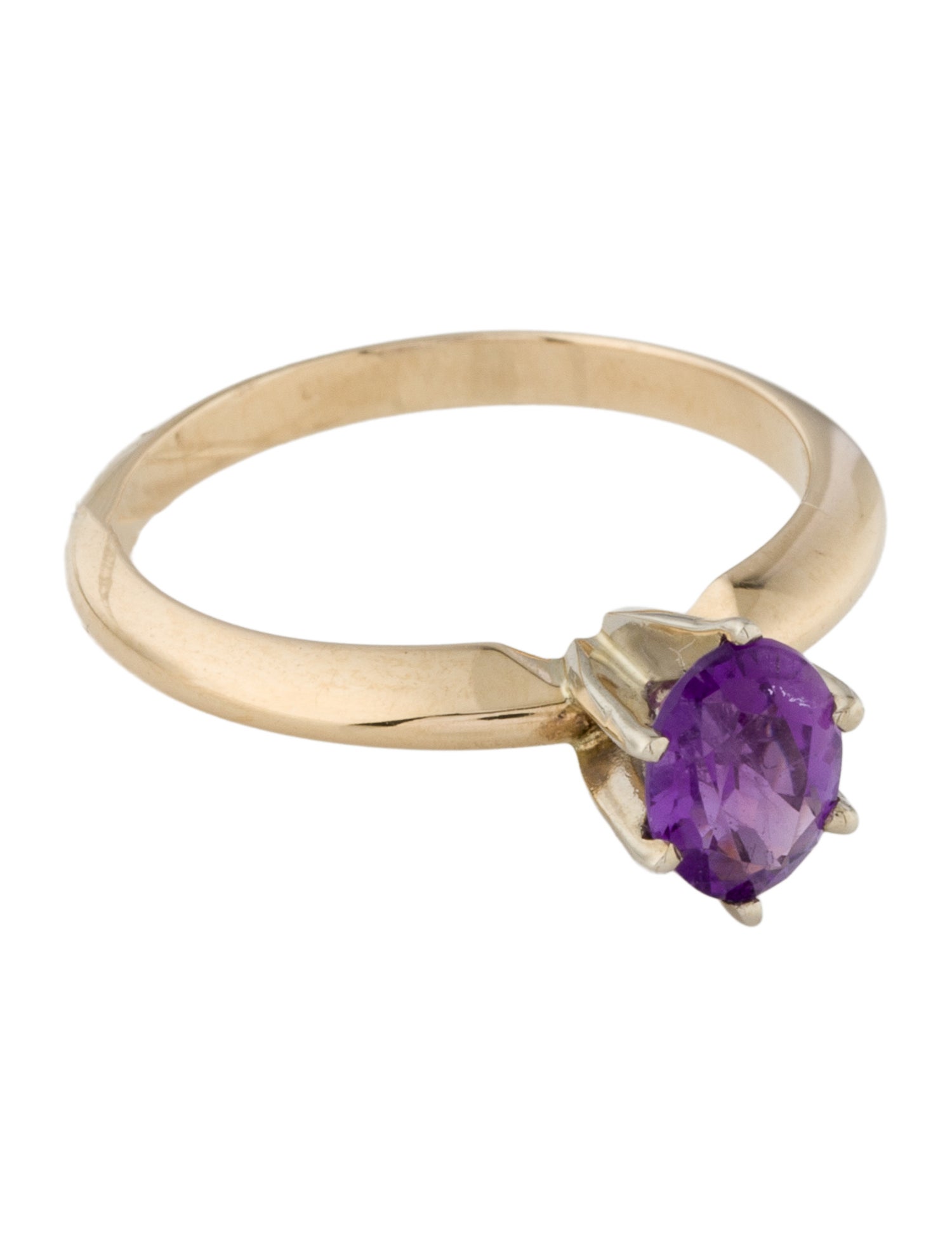 Ring 14K Amethyst Cocktail Ring
