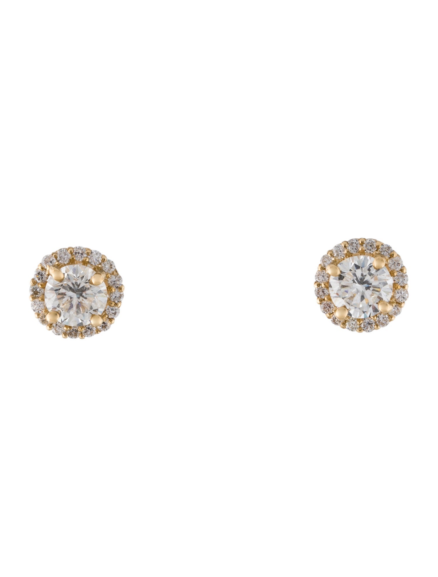 Ring 14K 1.56ctw Diamond Stud Earrings