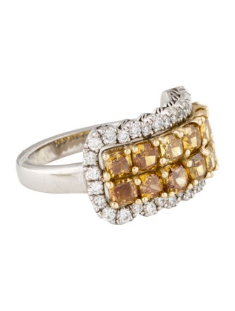 Ring 14K 3.41ctw Diamond Cocktail Ring