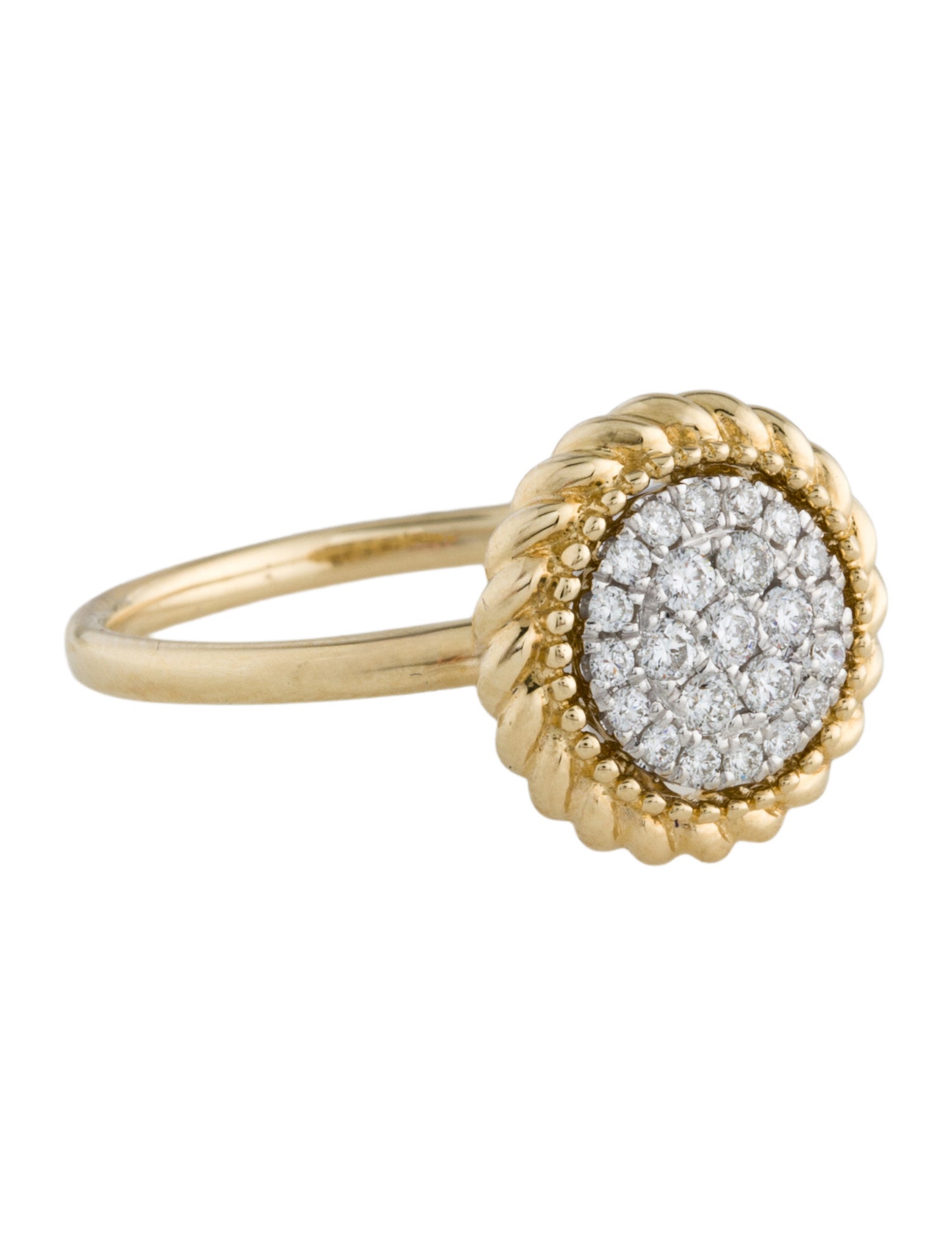 Ring 14K Diamond Cocktail Ring