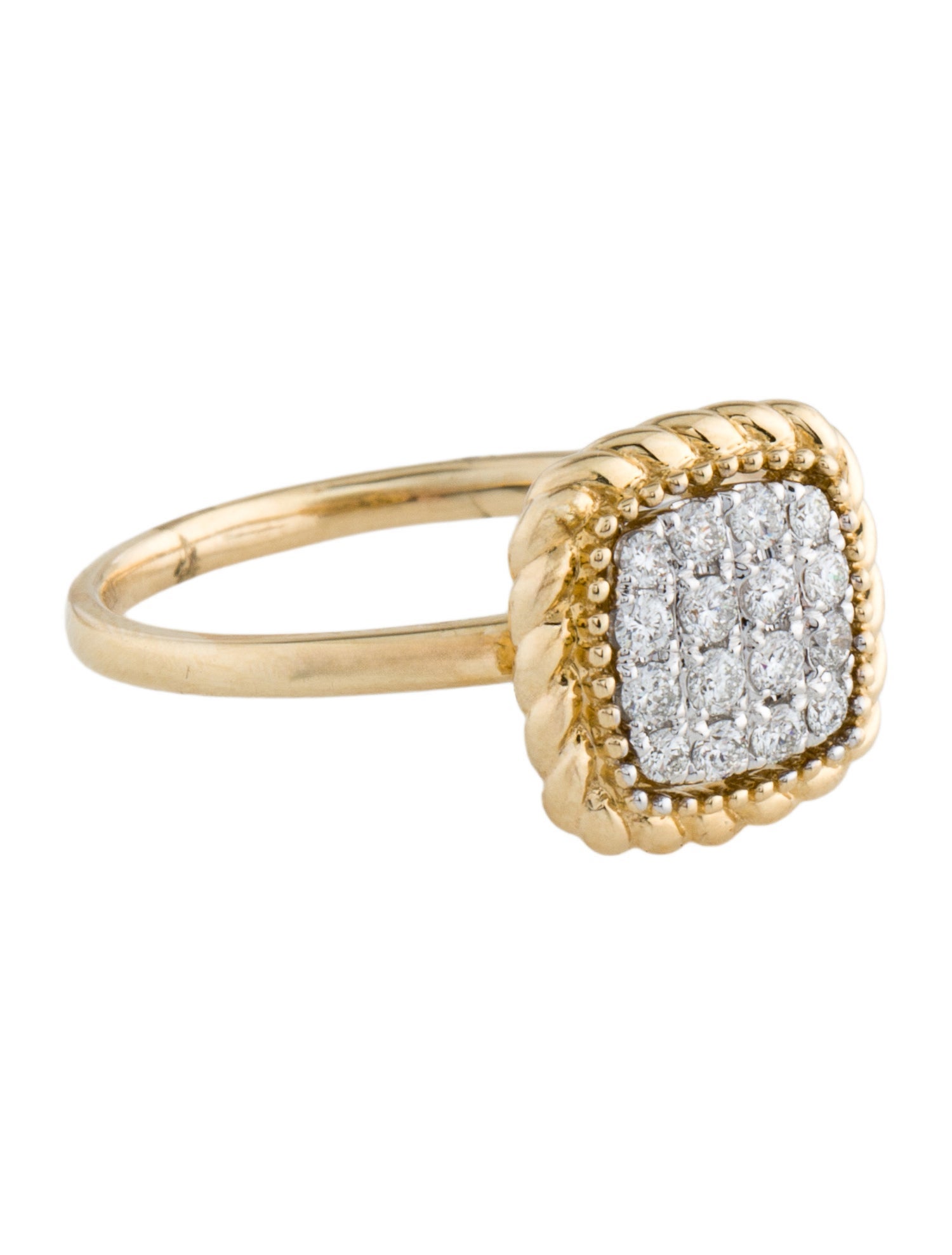 Ring 14K Diamond Cocktail Ring