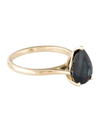 Ring 14K 3.73ct Sapphire Cocktail Ring