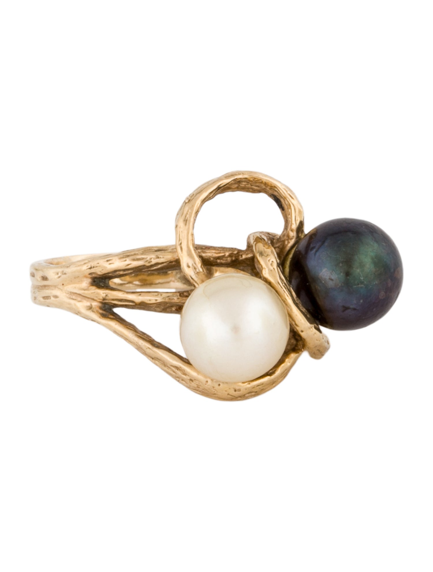 Ring 14K Pearl Cocktail Ring