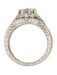 Engagement Ring Platinum 1.08ctw Diamond Wedding Sets