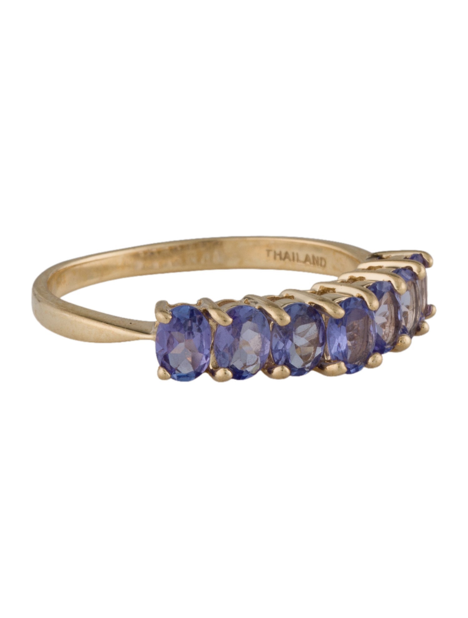 Ring 14K 1.07ctw Tanzanite Band