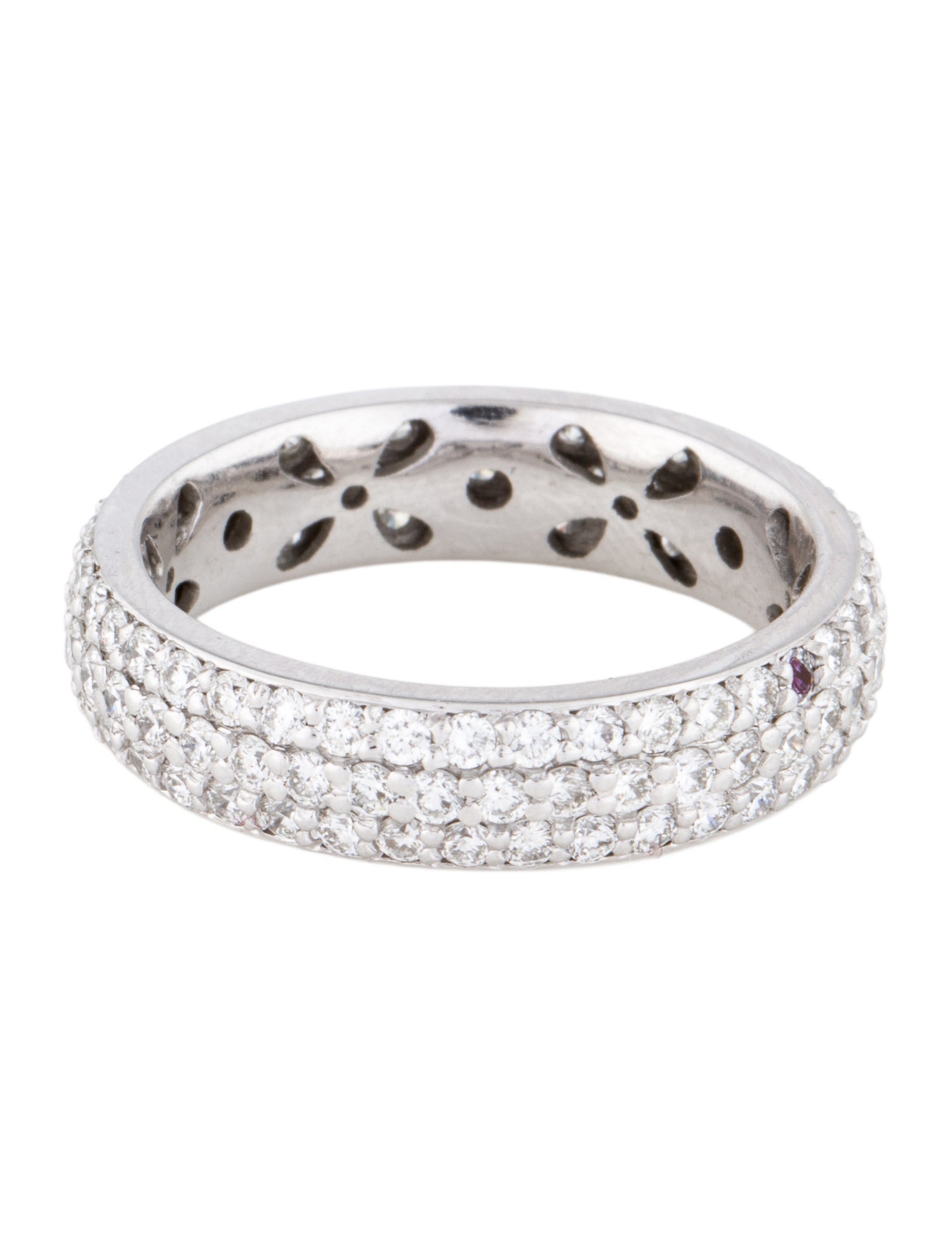Ring 14K Diamond Pavé Wedding Band