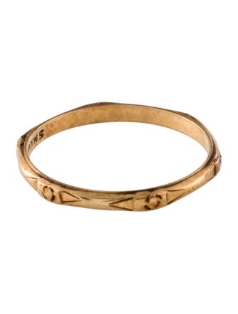 Ring 14K Etched Band