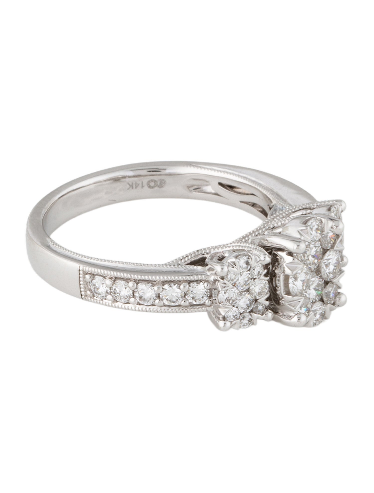 Ring 14K Diamond Cocktail Ring