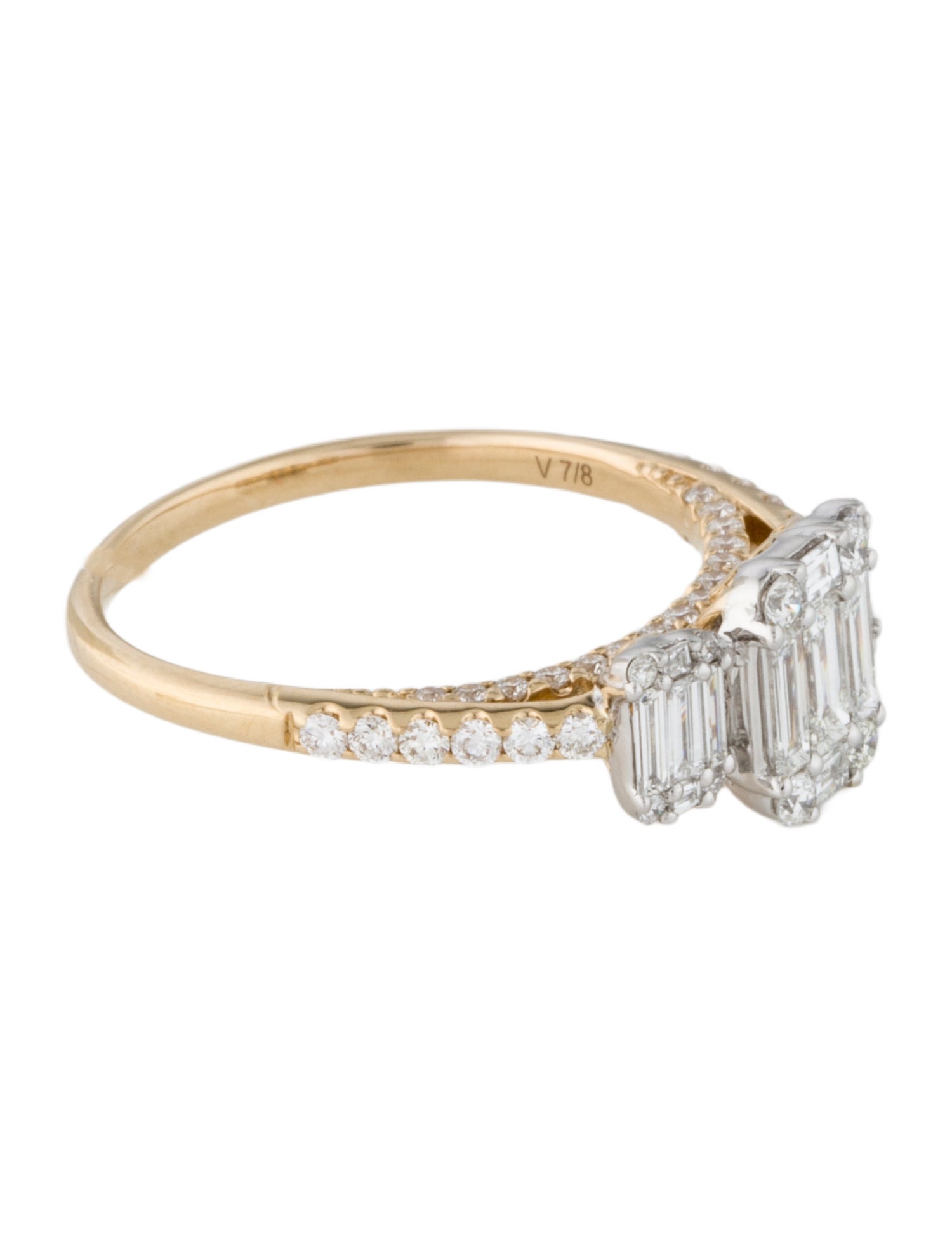 Ring 14K Diamond Cocktail Ring