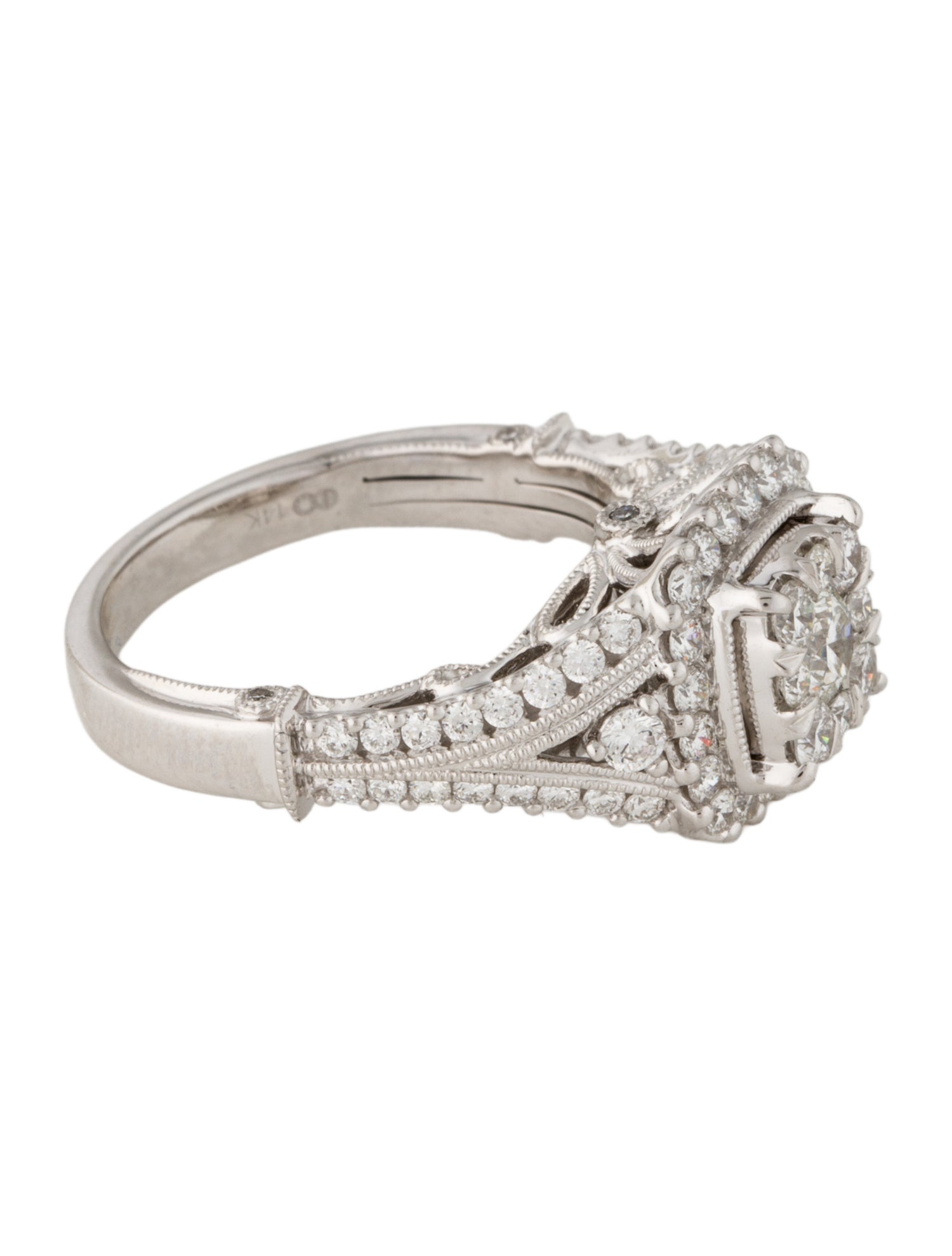 Ring 14K 1.30ctw Diamond Cocktail Ring