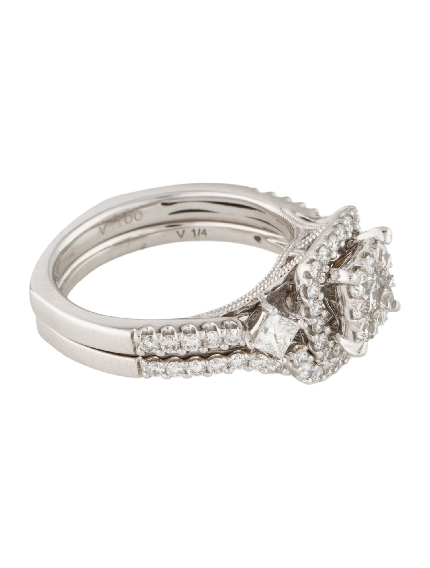 Ring 14K 1.25ctw Diamond Wedding Set