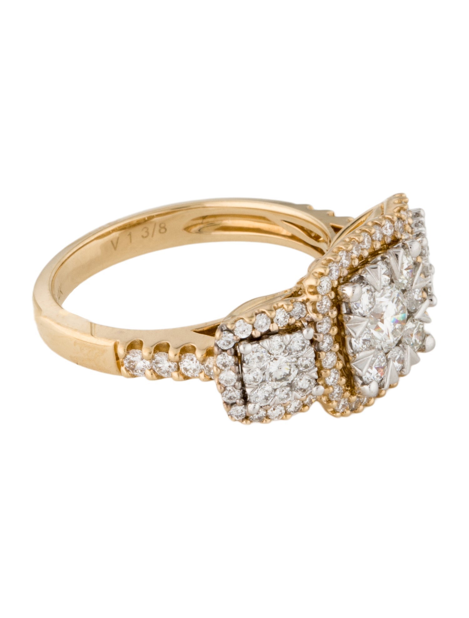 Ring 14K 1.43ctw Diamond Cocktail Ring