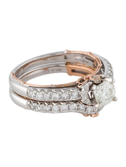 Ring 14K Diamond Wedding Ring Set