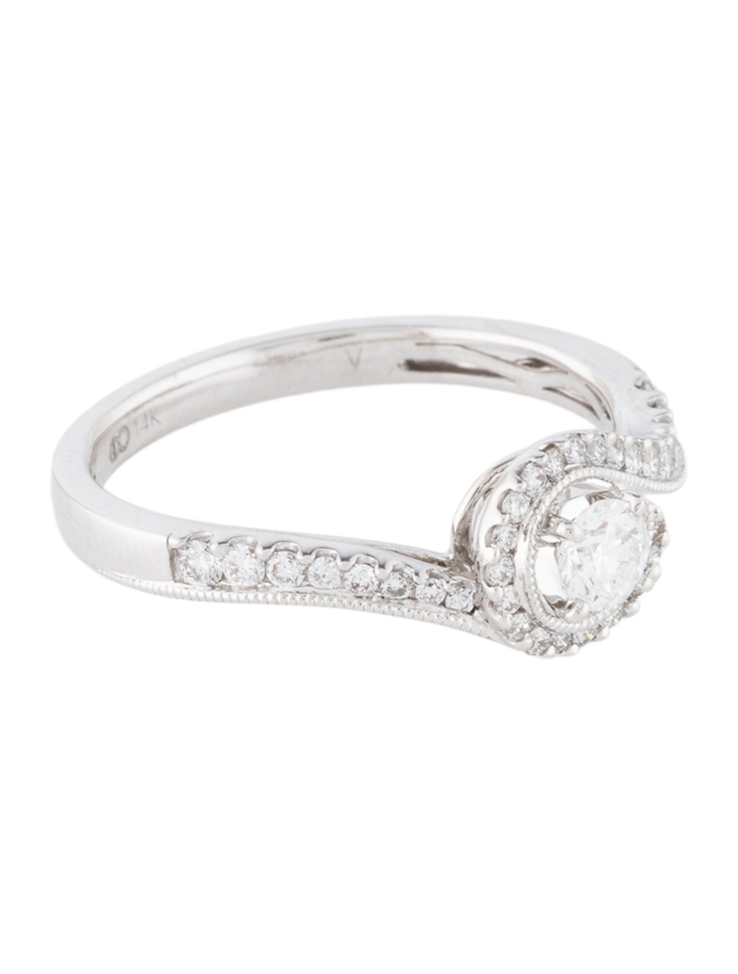 Ring 14K Diamond Cocktail Ring