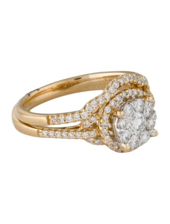 Ring 14K Diamond Wedding Set