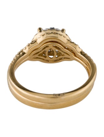 Ring 14K Diamond Wedding Set