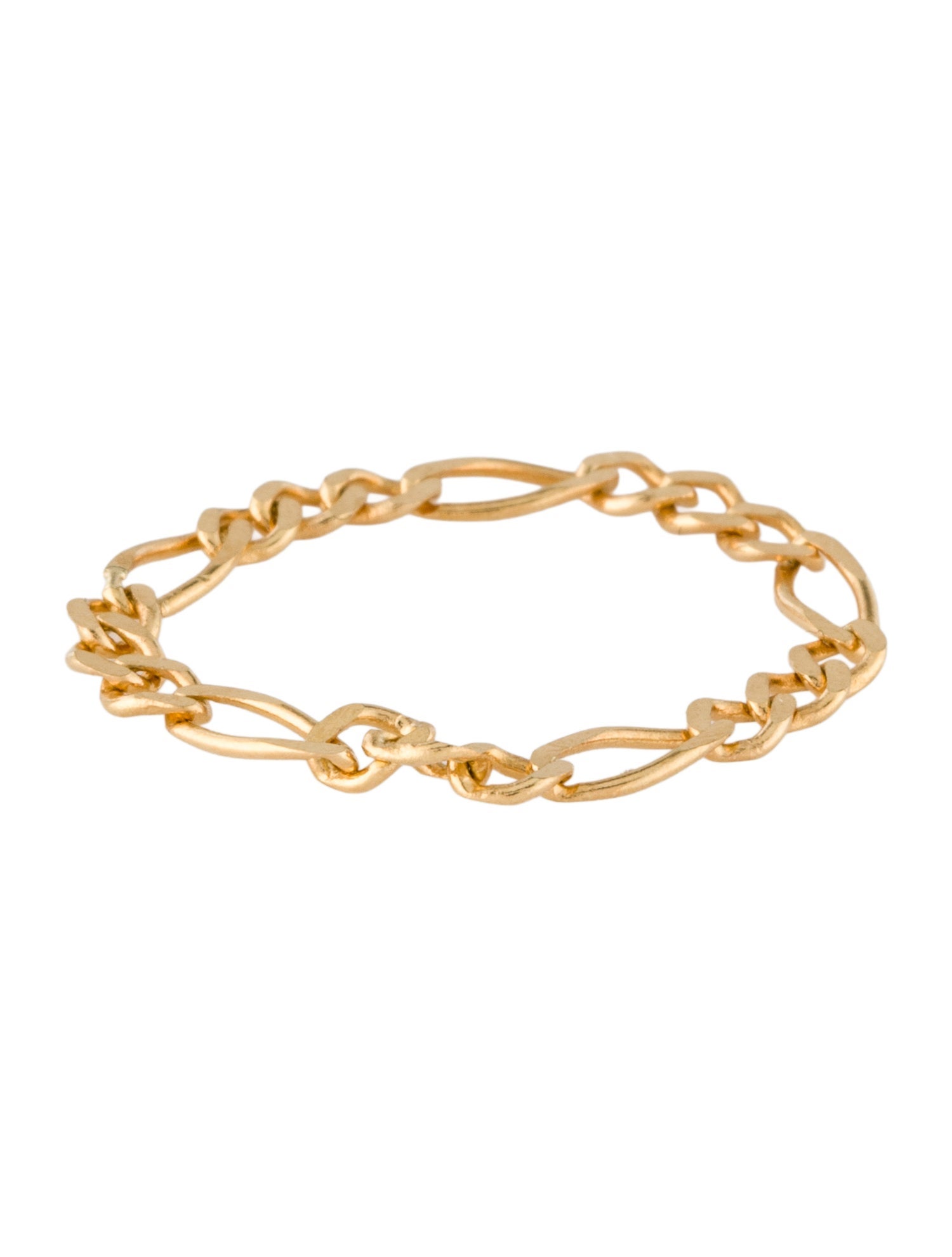 Ring 14K Figaro Chain Ring