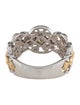 Ring 14K Diamond Scroll Band