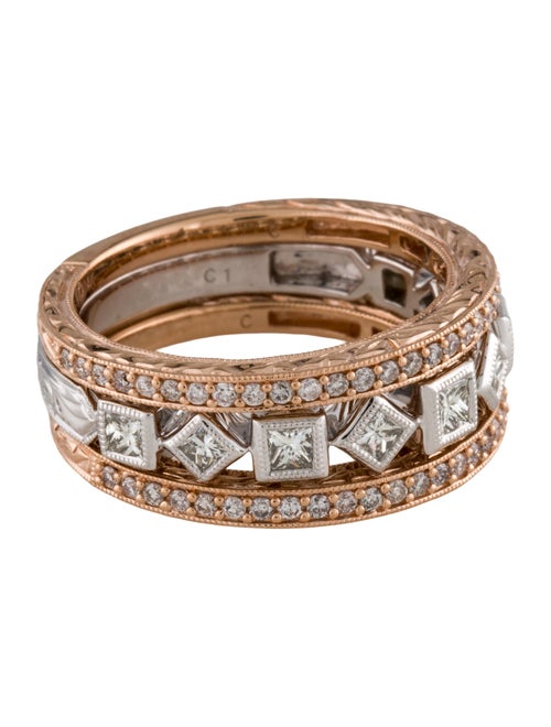 Ring 14K Diamond Stacking Ring Set