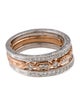 Ring 14K Diamond Stacking Ring Set