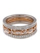 Ring 14K Diamond Stacking Ring Set