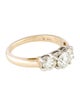 Ring 14K 1.49ctw Diamond Three-Stone Cocktail Ring