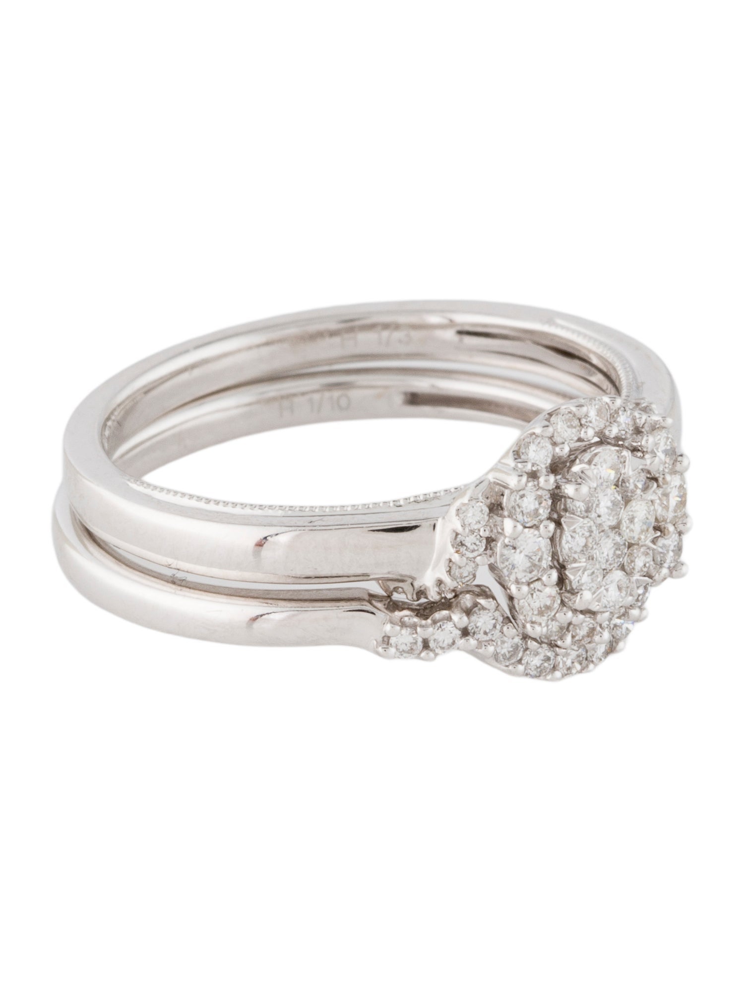 Ring 14K Diamond Wedding Set