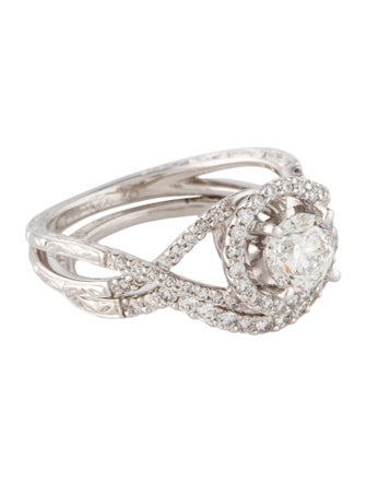 Ring 14K 1.02ctw Diamond Wedding Set