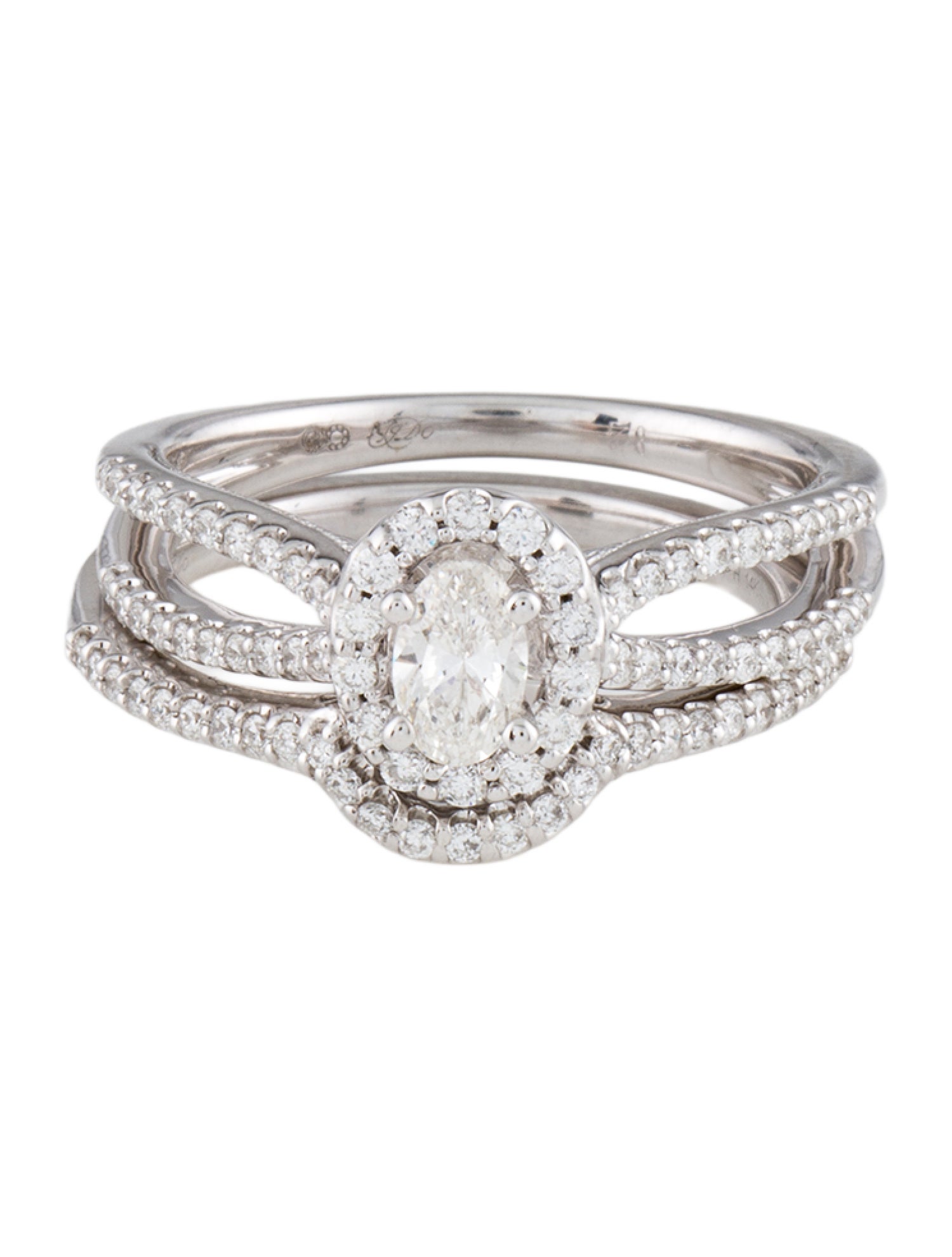 Ring Diamond Wedding Ring Set