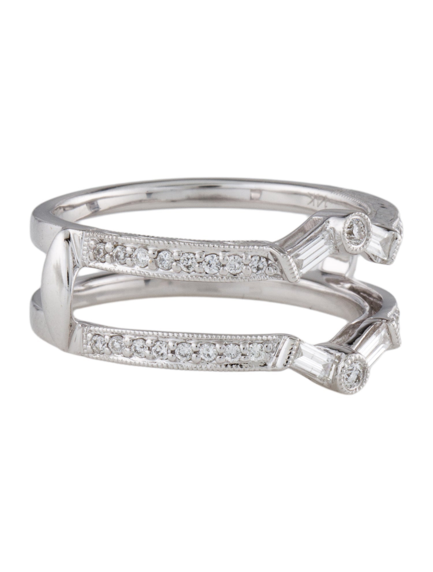 Ring 14K Diamond Wedding Band Enhancer